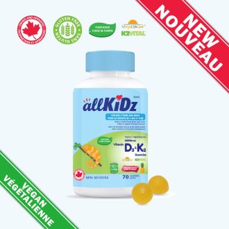 allKiDz® Vegan Vitamin D3&K2 Gummies